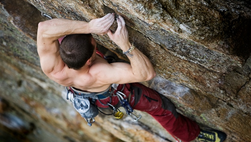 Male Rock Climber.